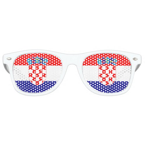 Croatia Flag Party Shades Sunglasses