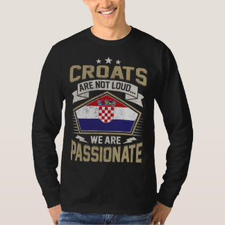 Croatia Flag Passionate Croats Girls & Women T-Shirt