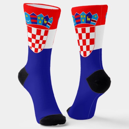 Croatia Flag Patriotic Croatian National Pride Socks