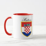 Croatia Flag Personalized Mug at Zazzle