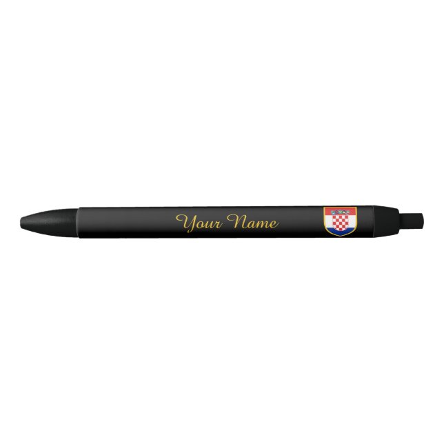 Croatia Flag Personalized Pen (Front)