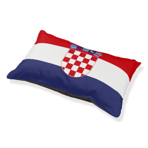 Croatia flag pet bed