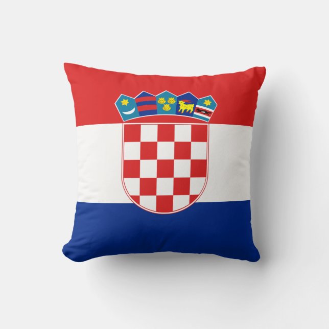 Croatia Flag pillow (Front)