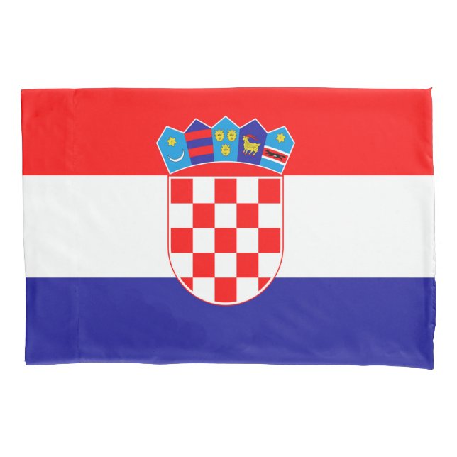 Croatia Flag Pillow Case (Front)