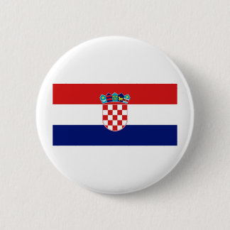 Croatia Flag Pinback Button
