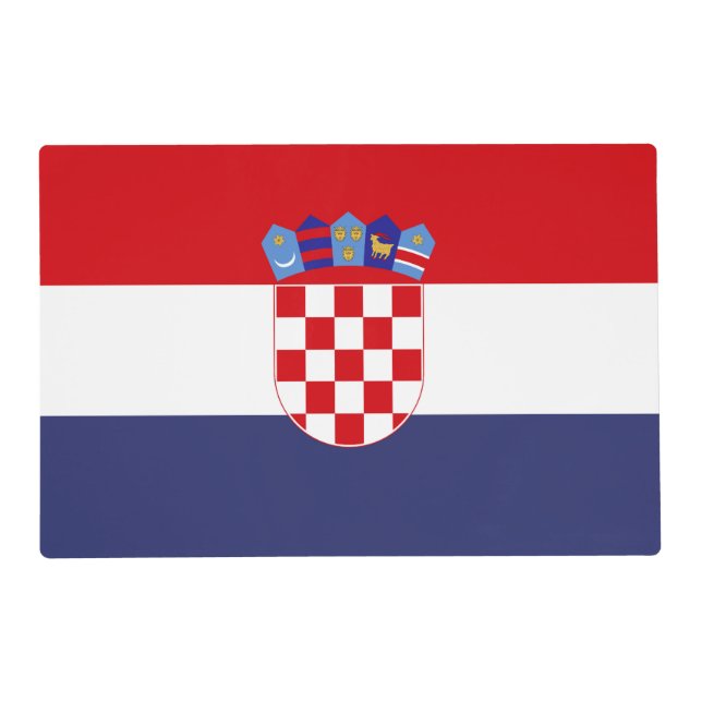 Croatia flag placemat (Front)