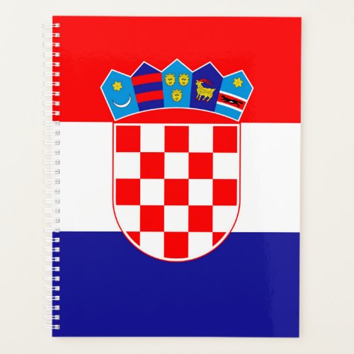 Croatia Flag Planner