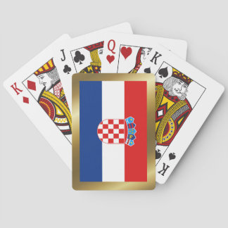 Croatia Flag Playing Cards