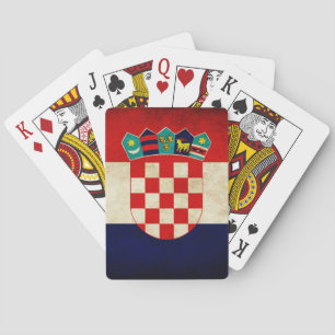 Croatia Flag Poker Cards