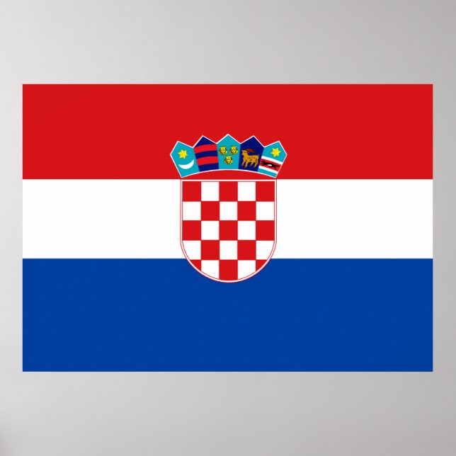Croatia Flag Poster (Front)