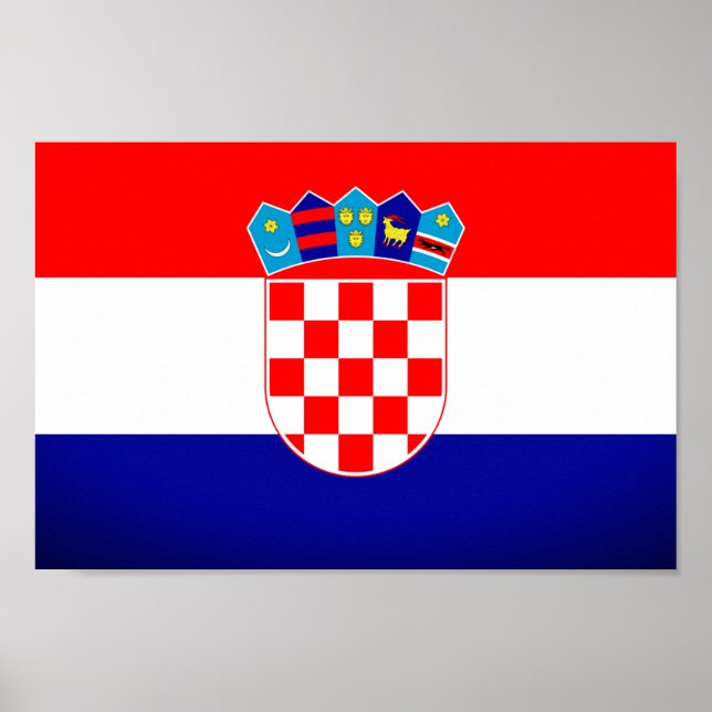 Croatia Flag Poster (Front)