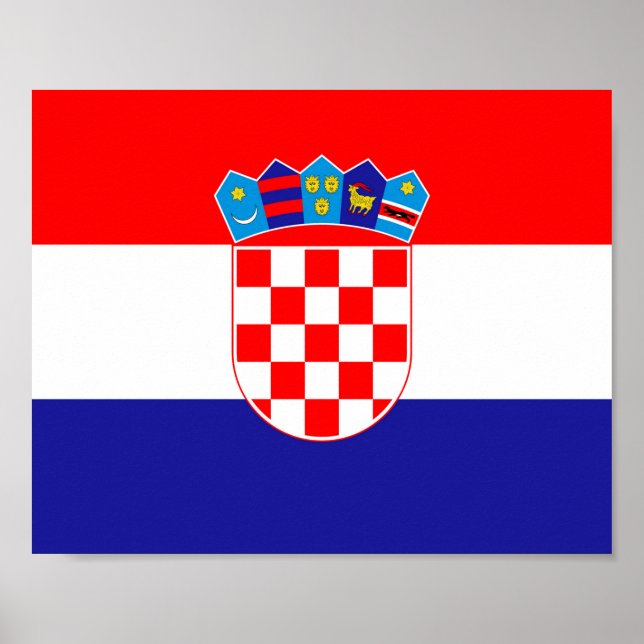 Croatia Flag Poster (Front)