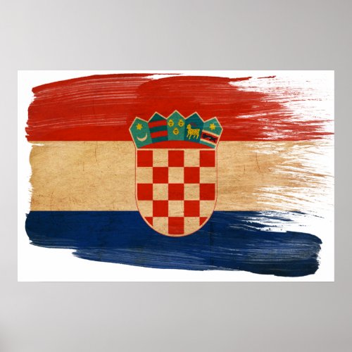 Croatia Flag Posters