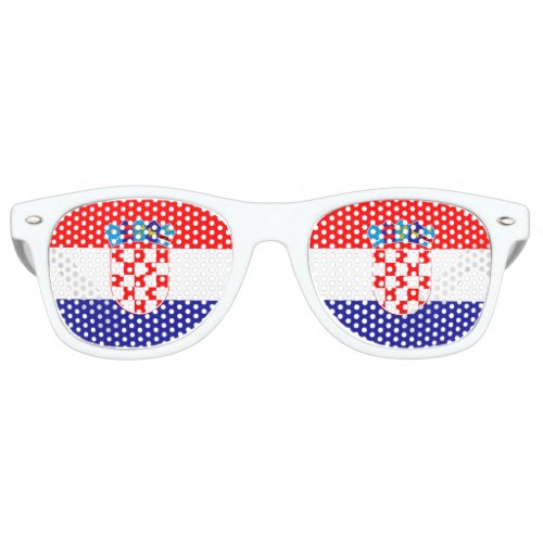 Croatia Flag Retro Sunglasses