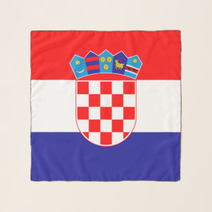 Croatia Flag Scarf