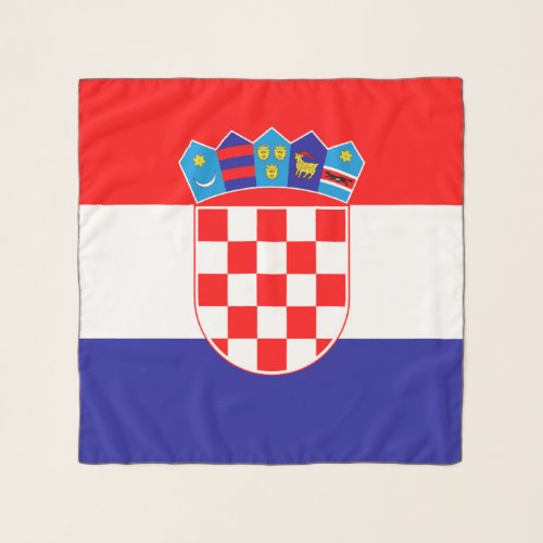 Croatia Flag Scarf