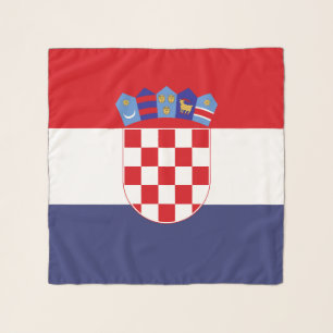 Croatia flag scarf