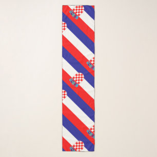 Croatia Flag Scarf