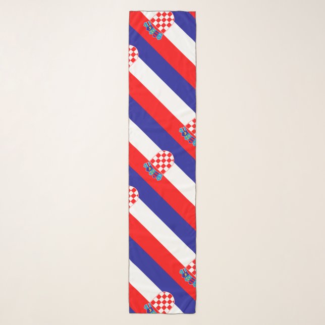 Croatia Flag Scarf (Front)