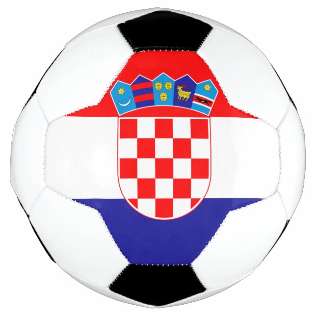 Croatia Flag Soccer Ball (Front)