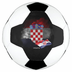 Croatia flag soccer ball