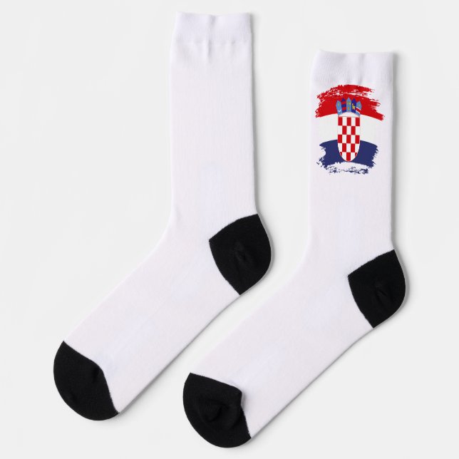 Croatia flag socks (Left)