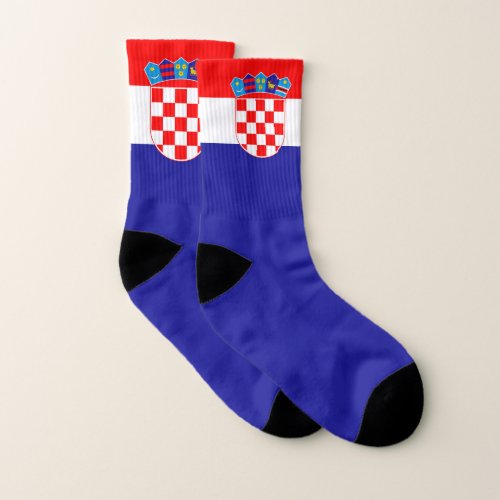 Croatia Flag Socks