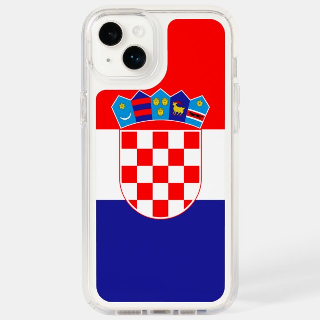 Croatia Flag Speck iPhone Case (Front)