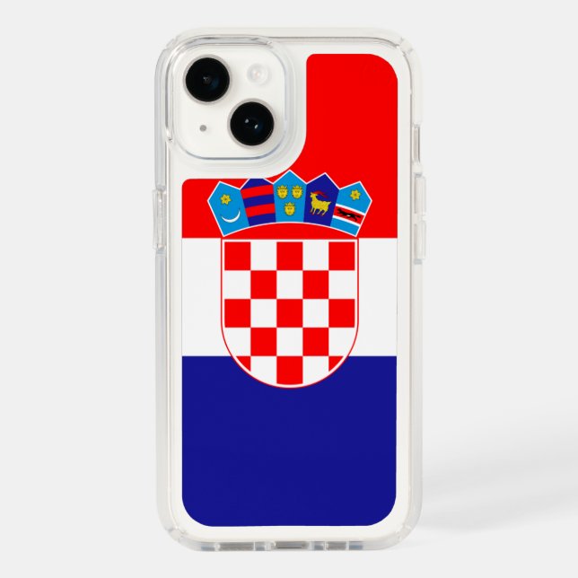 Croatia Flag Speck iPhone Case (Front)