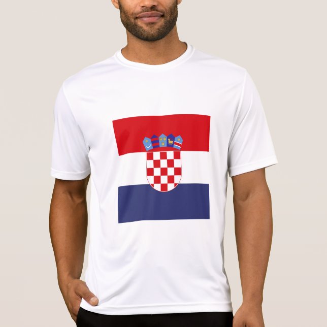 Croatia flag T-Shirt (Front)