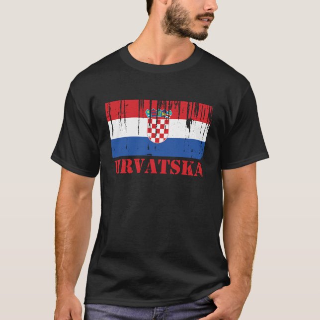 Croatia Flag T-Shirt (Front)