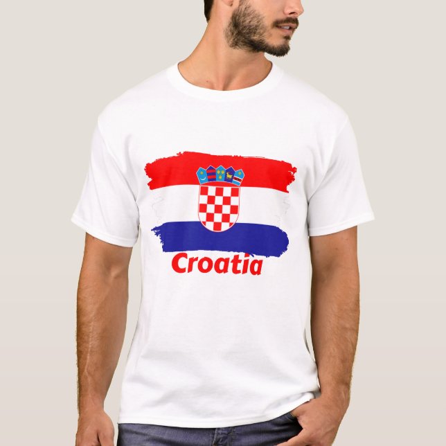Croatia Flag T-Shirt (Front)