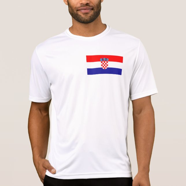 Croatia Flag T-Shirt (Front)