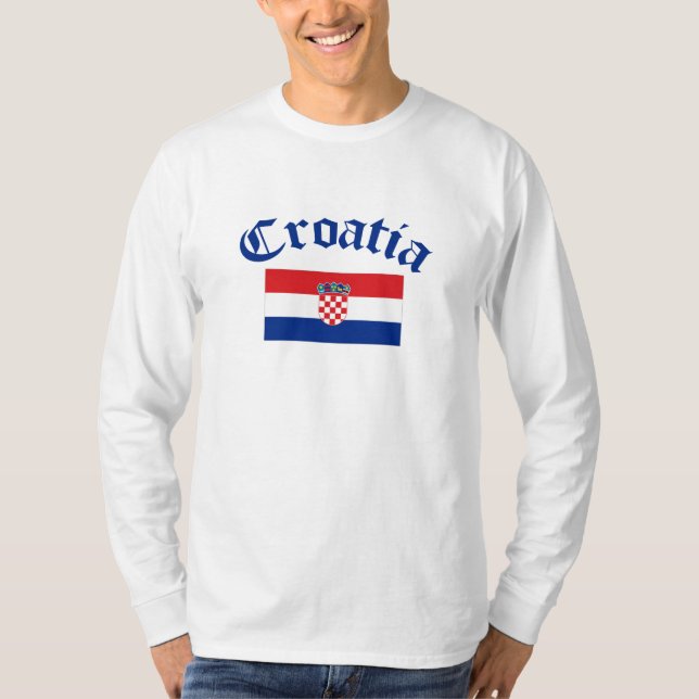 Croatia Flag T-Shirt (Front)