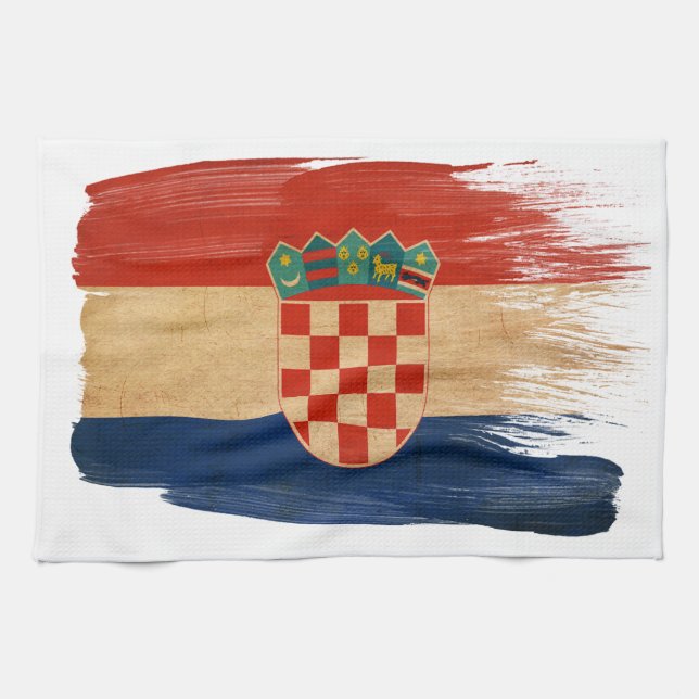 Croatia Flag Towel (Horizontal)