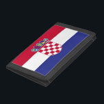 Croatia Flag Trifold Wallet<br><div class="desc">Croatia Flag Feel free to modify the design according to your own preferences. You may change the design location, orientation, background colors and size. Also, you may add your own text, or slogan set its font, location and size, all in order to create the ultimate personal gift for you and...</div>