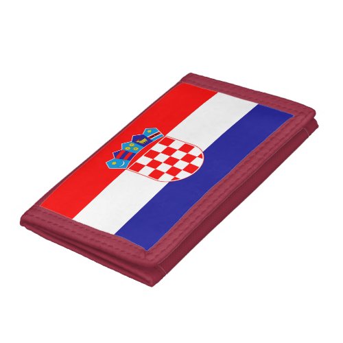 Croatia Flag Trifold Wallet
