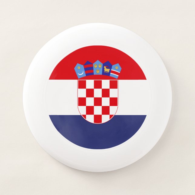 Croatia flag Wham-O frisbee (Front)