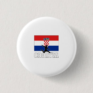 Croatia Football Soccer National Team Button