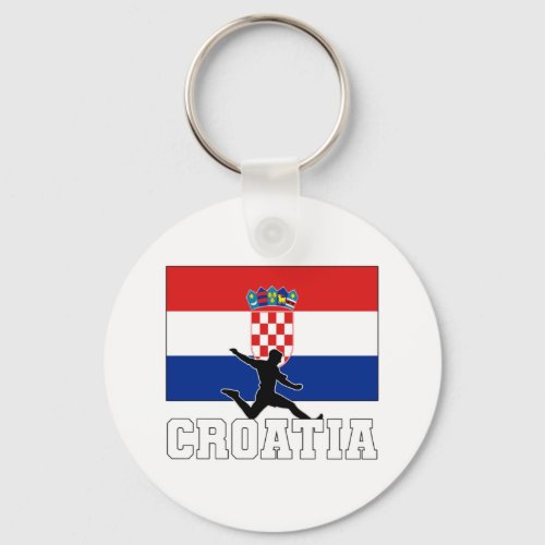 Croatia Football Soccer National Team Keychain