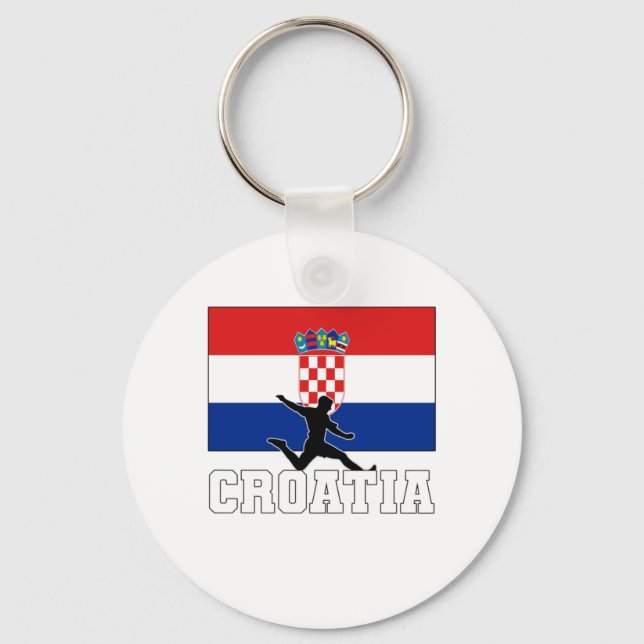 Croatia Football Soccer National Team Keychain (Front)