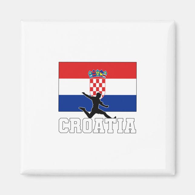 Croatia Football Soccer National Team Magnet (Front)