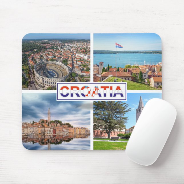 Croatia | Hrvatska | Adriatic Sea | Istria Mouse Pad (With Mouse)