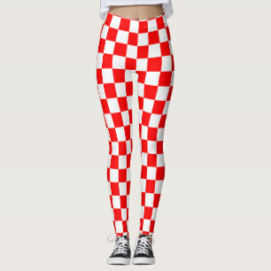 Croatia Hrvatska Checkered Leggings