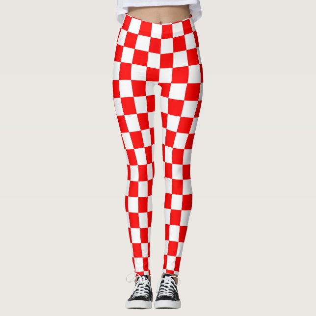 Croatia | Hrvatska | Checkered  Leggings (Front)