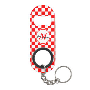 Croatia Hrvatska Name Monogram Keychain Bottle Opener