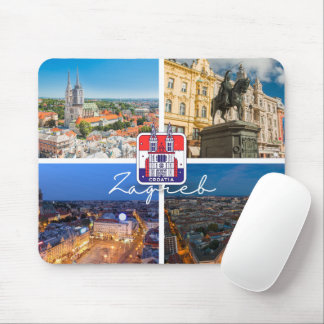 Croatia | Hrvatska | Zagreb | Capital of Croatia Mouse Pad