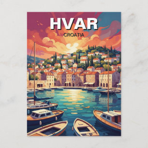 Croatia Hvar Postcard