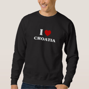 Croatia I Heart Croatia Souvenir I Love Croatia Sweatshirt
