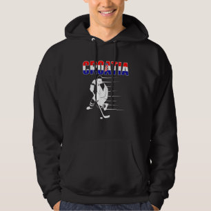 Croatia Ice Hockey Fans Proud Croatian Hockey Team Hoodie